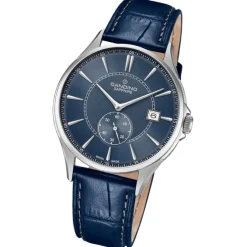 Candino Herrenuhr Leder dunkelblau Candino Classic Armbanduhr UC4634/5