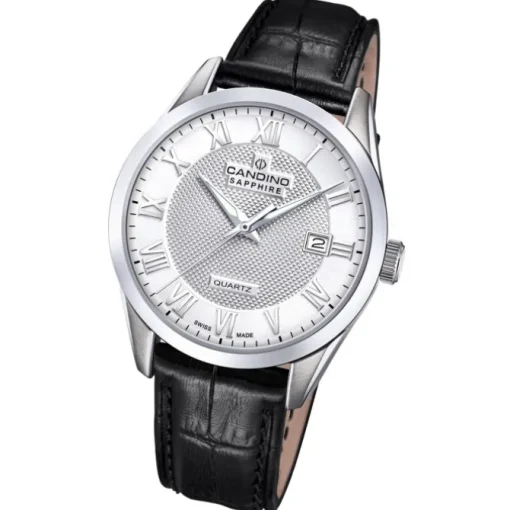 Candino Herrenuhr Leder schwarz Candino Classic Armbanduhr UC4710/B