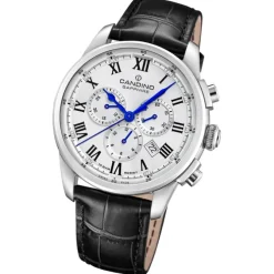 Candino Herrenuhr Leder schwarz Candino Sport Armbanduhr UC4745/4