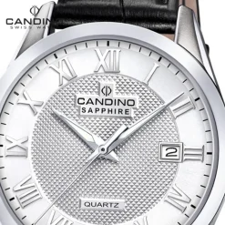 Candino Herrenuhr Leder schwarz Candino Classic Armbanduhr UC4710/B