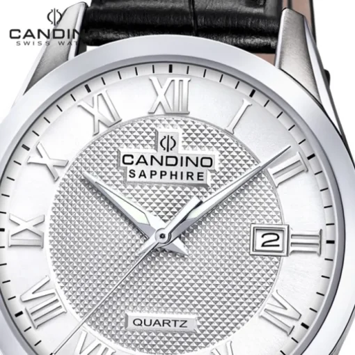 Candino Herrenuhr Leder schwarz Candino Classic Armbanduhr UC4710/B