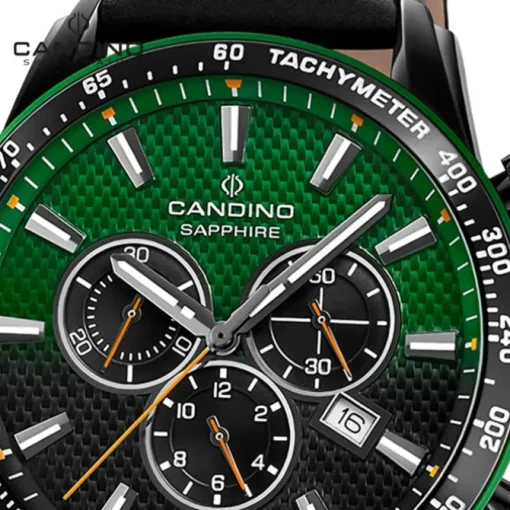 Candino Herrenuhr Leder schwarz Candino Sport Armbanduhr UC4759/3