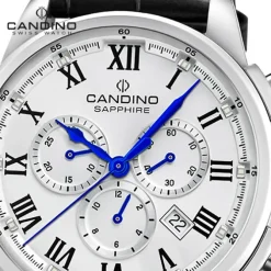 Candino Herrenuhr Leder schwarz Candino Sport Armbanduhr UC4745/4