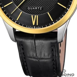 Candino Herrenuhr Leder schwarz Candino Classic Armbanduhr UC4708/C
