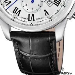 Candino Herrenuhr Leder schwarz Candino Sport Armbanduhr UC4745/4