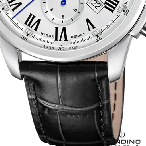 Candino Herrenuhr Leder schwarz Candino Sport Armbanduhr UC4745/4