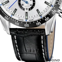 Candino Herrenuhr Leder schwarz Candino Sport Armbanduhr UC4758/1