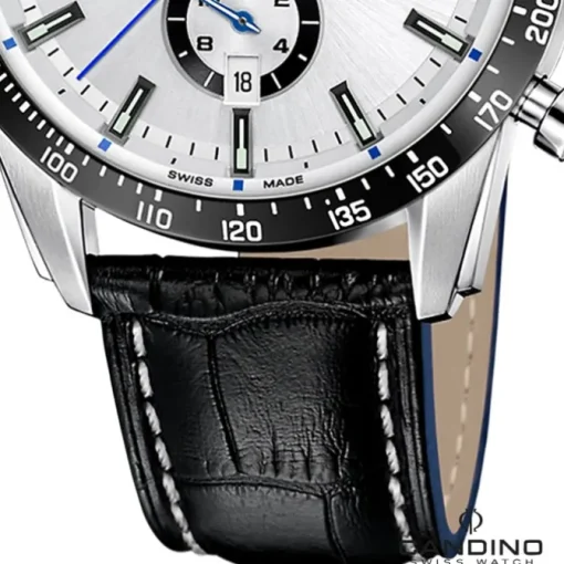 Candino Herrenuhr Leder schwarz Candino Sport Armbanduhr UC4758/1