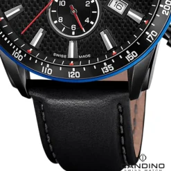 Candino Herrenuhr Leder schwarz Candino Sport Armbanduhr UC4759/2