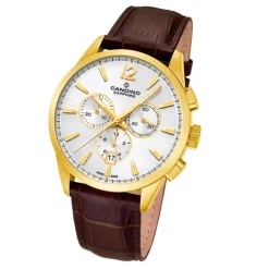 Candino Herrenuhr Sport C4518/E Armbanduhr Edelstahl braun UC4518/E