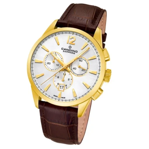 Candino Herrenuhr Sport C4518/E Armbanduhr Edelstahl braun UC4518/E