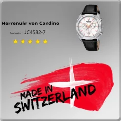 Candino Herrenuhr Sport C4582/7 Armbanduhr Edelstahl schwarz UC4582/7