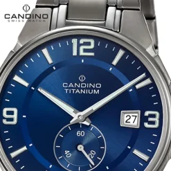 Candino Herrenuhr Titan grau Candino Classic Armbanduhr UC4604/B