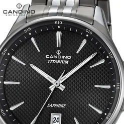 Candino Herrenuhr Titan grau Candino Classic Armbanduhr UC4606/4