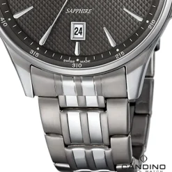 Candino Herrenuhr Titan grau Candino Classic Armbanduhr UC4606/3