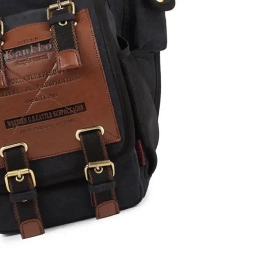 Canvas schwarz Crossbody Messengerbag OTK200S