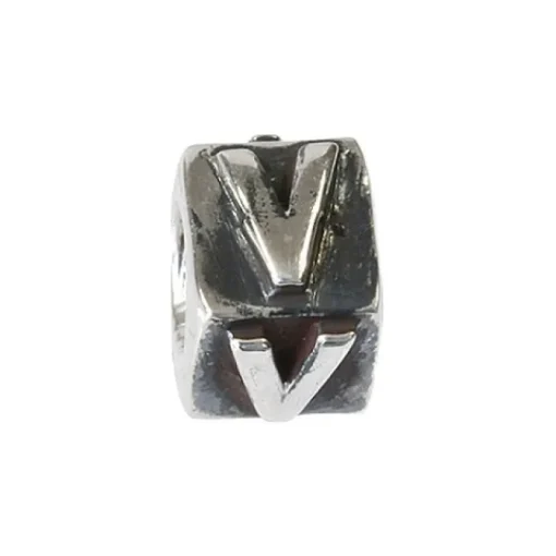 Carlo Biagi Bead Buchstabe V Silber European Beads BLPV