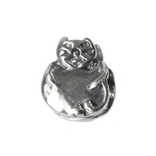 Carlo Biagi Bead Katze lustig Silber European Beads BBS240