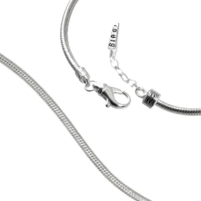 Carlo Biagi 21cm Karabiner Bead Armband Silber mit Extra Clip 925 BRLEX21