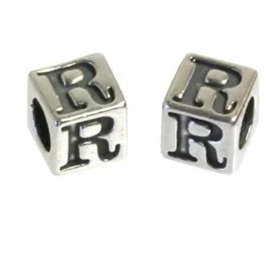 Carlo Biagi Kidz Bead Buchstabe R Silber Beads KSSLR