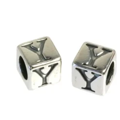 Carlo Biagi Kidz Bead Buchstabe Y Silber Beads KSSLY