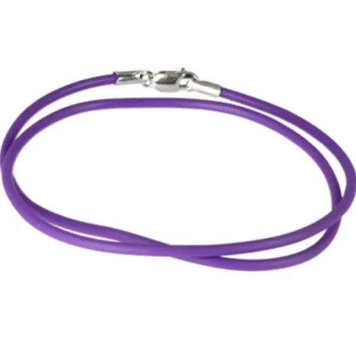 Carlo Biagi Kidz Bead Kette lila Halskette 925 KNLRLPR