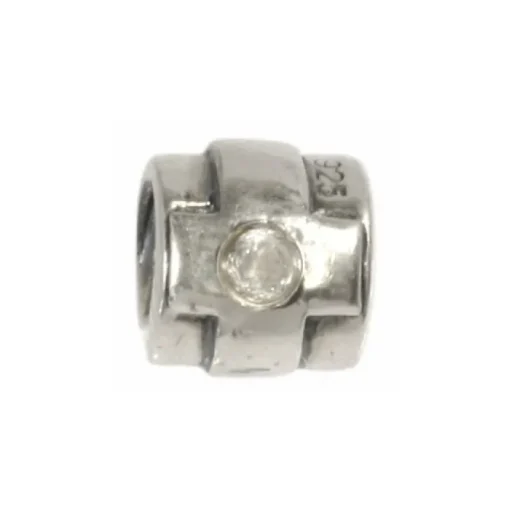Carlo Biagi Kidz Bead Kreuz Silber Beads für Armband KSB99