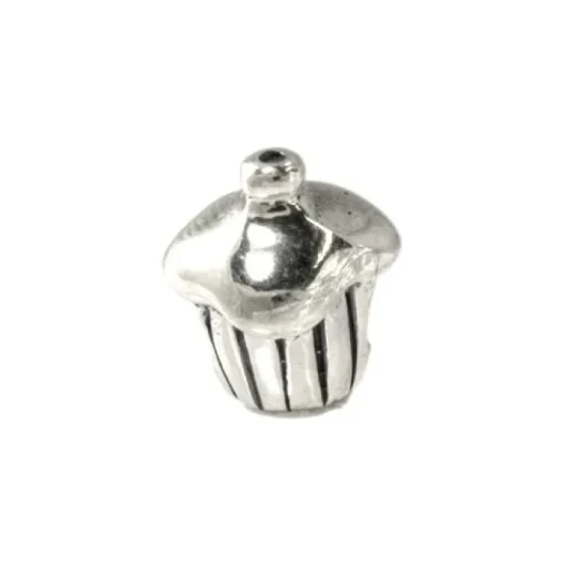 Carlo Biagi Kidz Bead Muffin Silber Beads für Armband KSB02