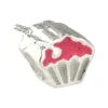 Carlo Biagi Kidz Bead Muffin pink 925 Beads für Armband KBE070