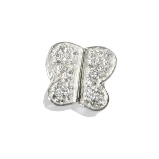 Carlo Biagi Zirkonia Bead Butterfly Eur-Beads BBSCZS03C