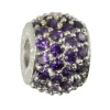 Carlo Biagi Zirkonia Bead lila European Beads BBSCZPS01PR