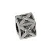 Carlo Biagi Zirkonia Bead Kreuz European Beads BBSCZ58C