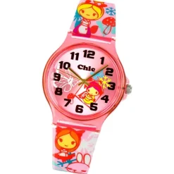 Chic-Watches Damenuhr Manga Style Girl Armbanduhr Chic Lady-Uhr UC032