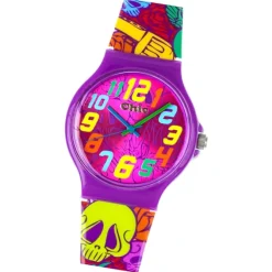 Chic-Watches Damenuhr Totenkopf Armbanduhr Chic Lady-Kollektion UC011