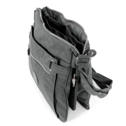 Damen grau Nylon Bag Street Handtasche OTJ207K