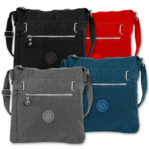 Damen grau Nylon Bag Street Handtasche OTJ207K