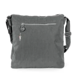 Damen grau Nylon Bag Street Handtasche OTJ207K