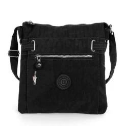 Damen schwarz Nylon Bag Street Handtasche OTJ207S