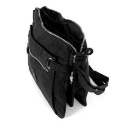 Damen schwarz Nylon Bag Street Handtasche OTJ207S