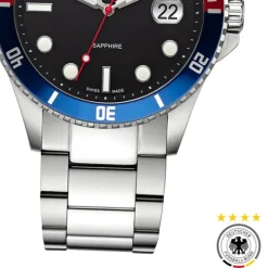 DFB Herrenuhr Edelstahl silber official DFB Collection Armbanduhr UDF20504-1E