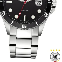 DFB Herrenuhr Edelstahl silber official DFB Collection Armbanduhr UDF20504-2E