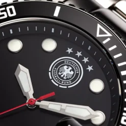 DFB Herrenuhr Edelstahl silber official DFB Collection Armbanduhr UDF20504-2E
