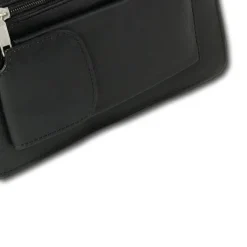 DracheLeder Handgelenktasche schwarz Leder Handytasche Herrentasche OTJ500S