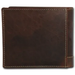 DrachenLeder braun Echtleder Portemonnaie Brieftasche Herren OPT021N