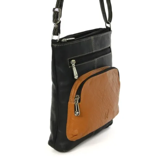 DrachenLeder Damen Handtasche Leder schwarz OTZ101S