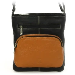 DrachenLeder Damen Handtasche Leder schwarz OTZ101S