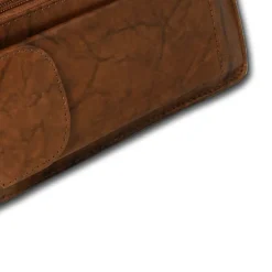 DrachenLeder Handgelenktasche Leder tan braun Handytasche Herrentasche OTJ502C