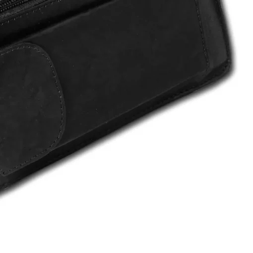 DrachenLeder Handgelenktasche Herren schwarz Echtleder Herrenhandtasche OTJ502S