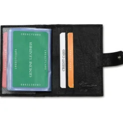 DrachenLeder Kreditkartenetui Visitenkartenetui Etui Echtleder schwarz OPZ400S