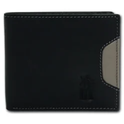 DrachenLeder schwarz Echtleder Portemonnaie Brieftasche Herren OPT002S